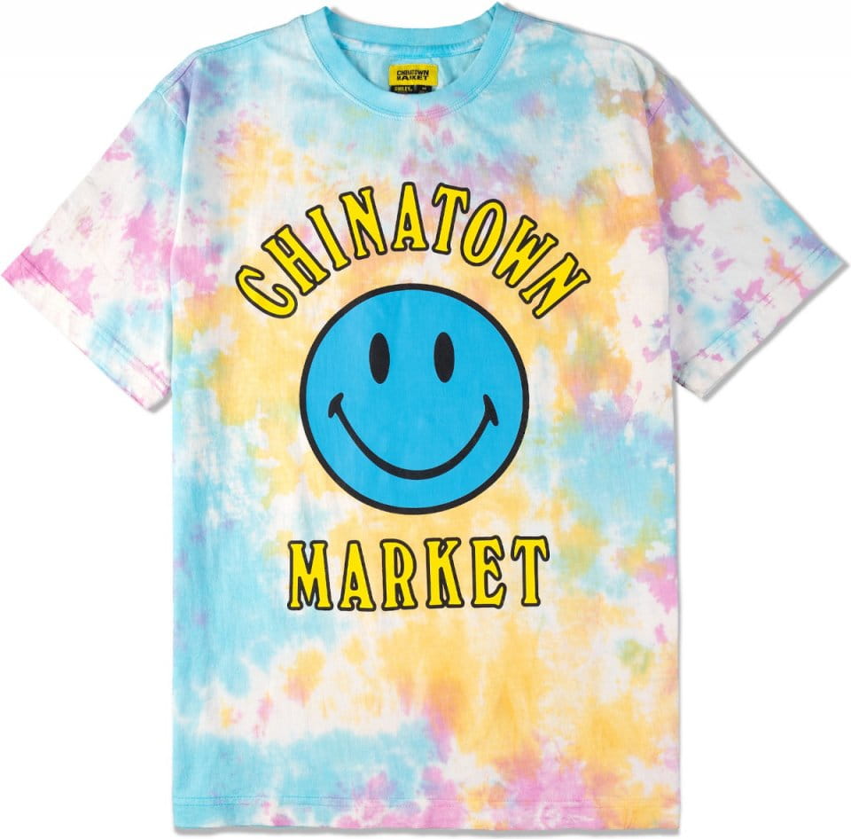 Tričko Chinatown Market Chinatown Market Smiley Batik T-Shirt