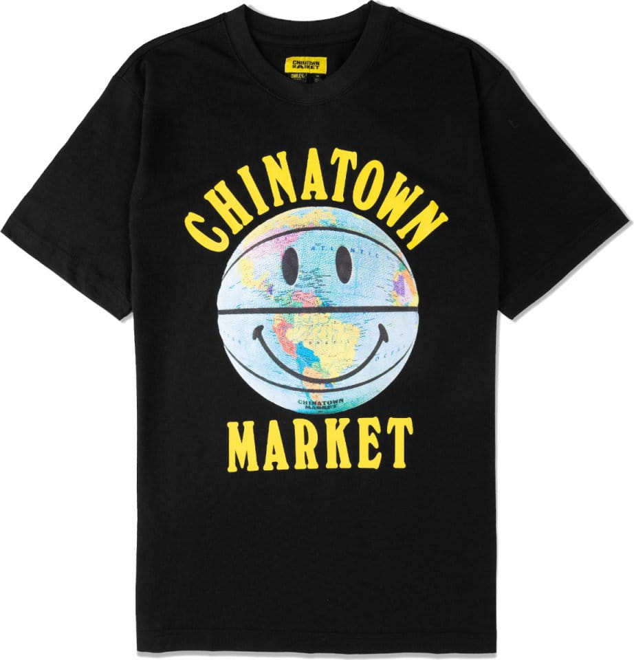 Tričko Chinatown Market Chinatown Market Smiley Globe Ball T-Shirt