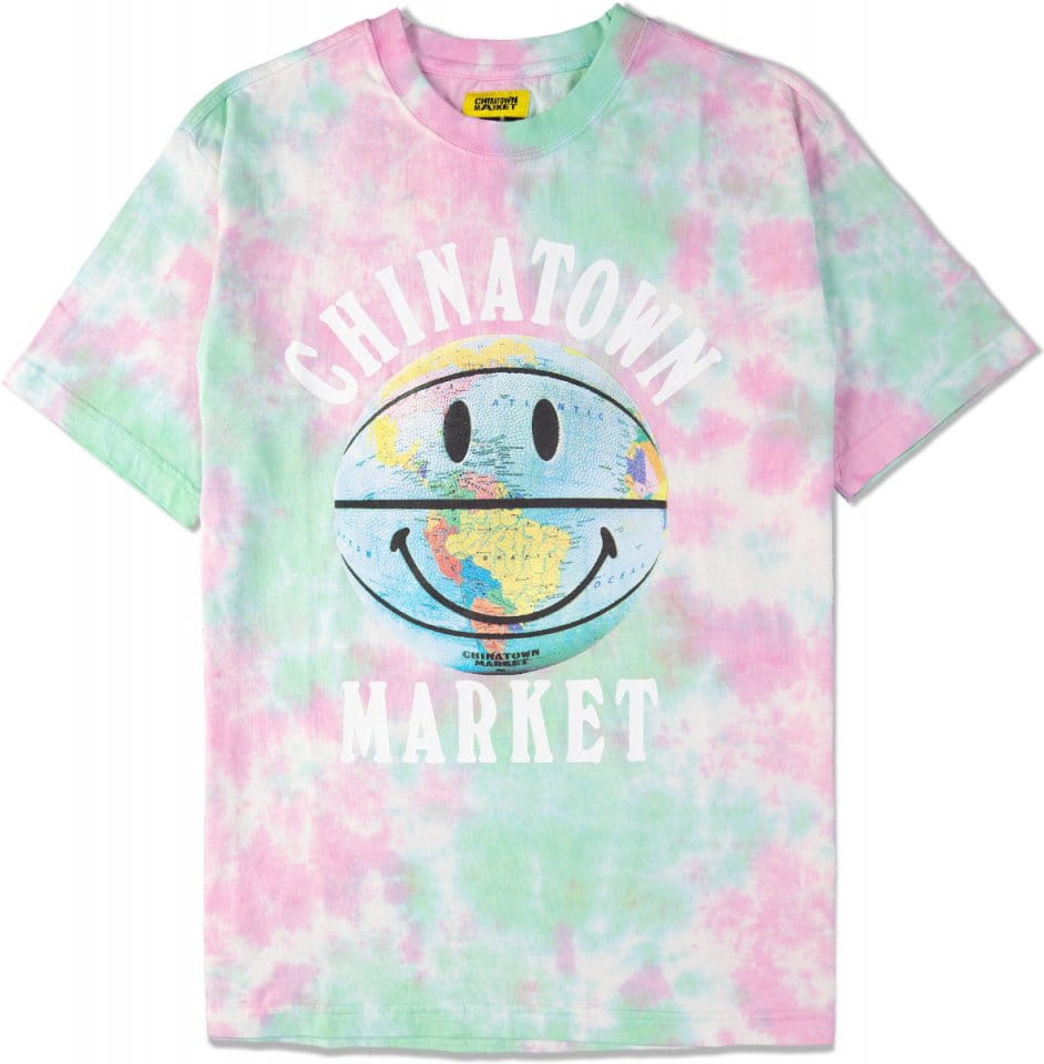 Tričko Chinatown Market Chinatown Market Smiley Globe Ball T-Shirt